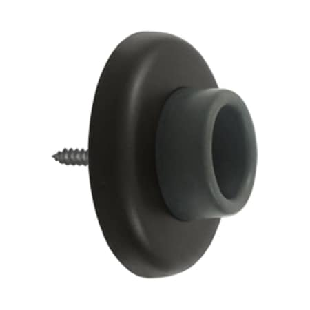 Patioplus 2.5 in. Diameter Wall Mount Concave Flush Bumper, Oil Rubbed Bronze - Steel PA2667276
